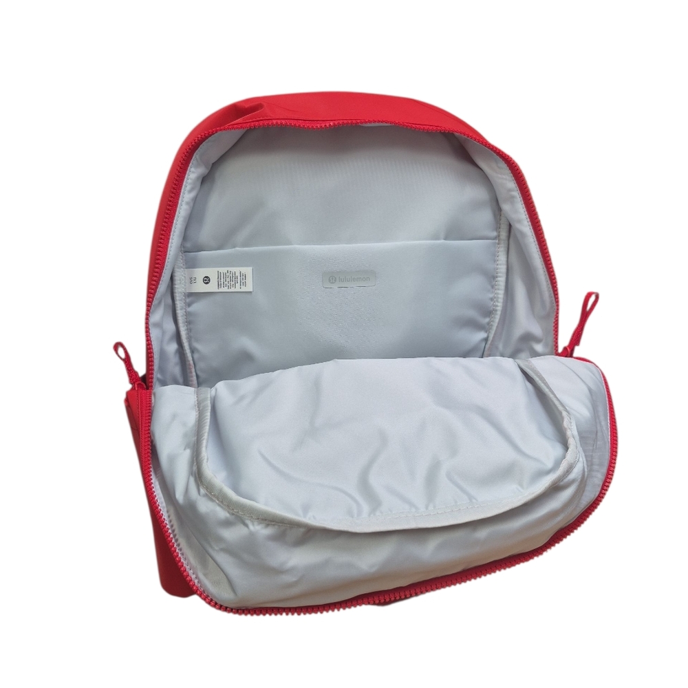 Lululemon Everywhere Backpack Red/Ocean Air - Picture 7 of 9